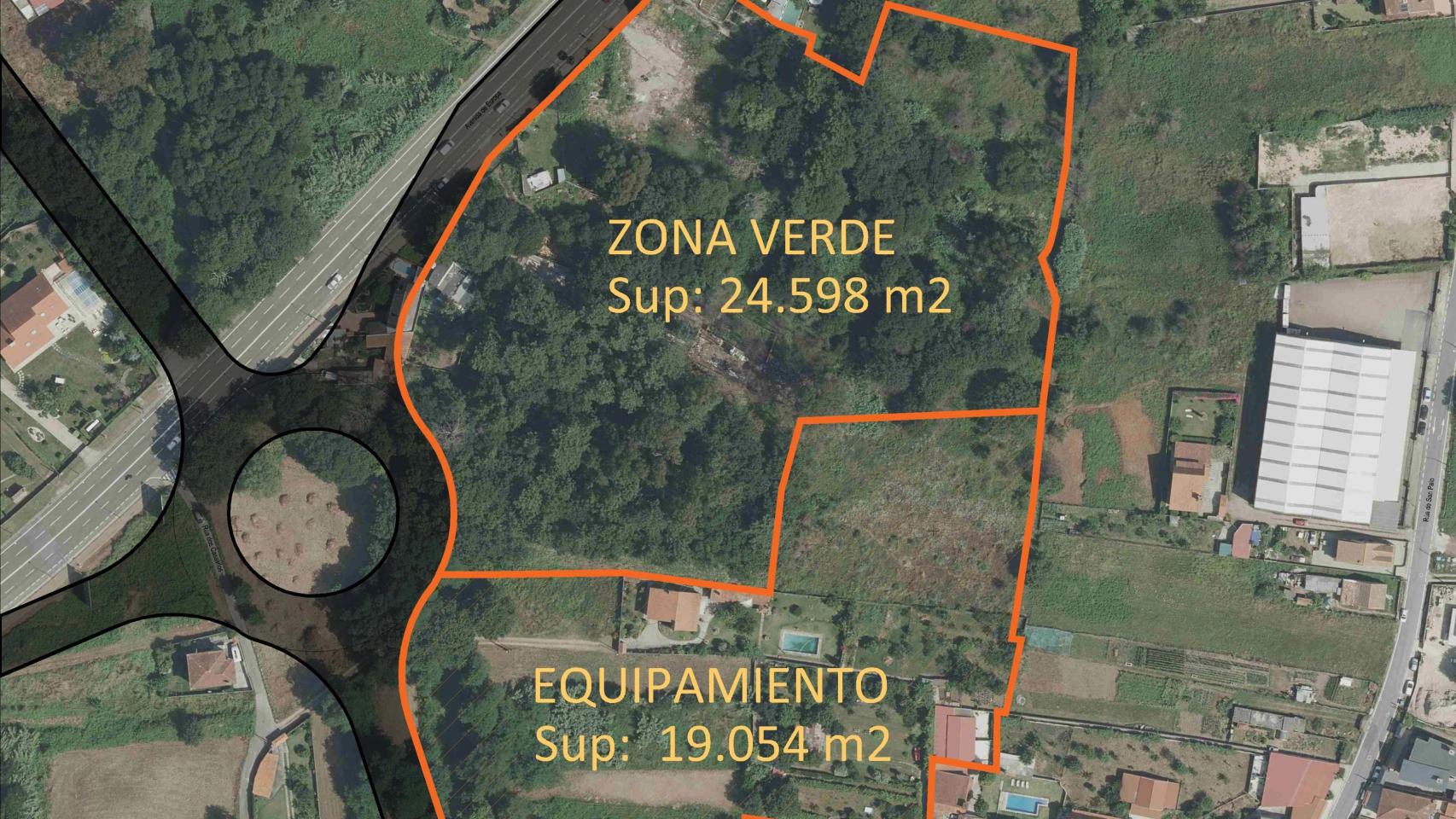 Espacio que ocuparía el futuro Vigo Arena