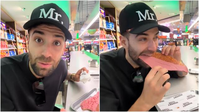 Pedro Blanco en su TikTok sobre el croissant de Dabiz Muñoz.