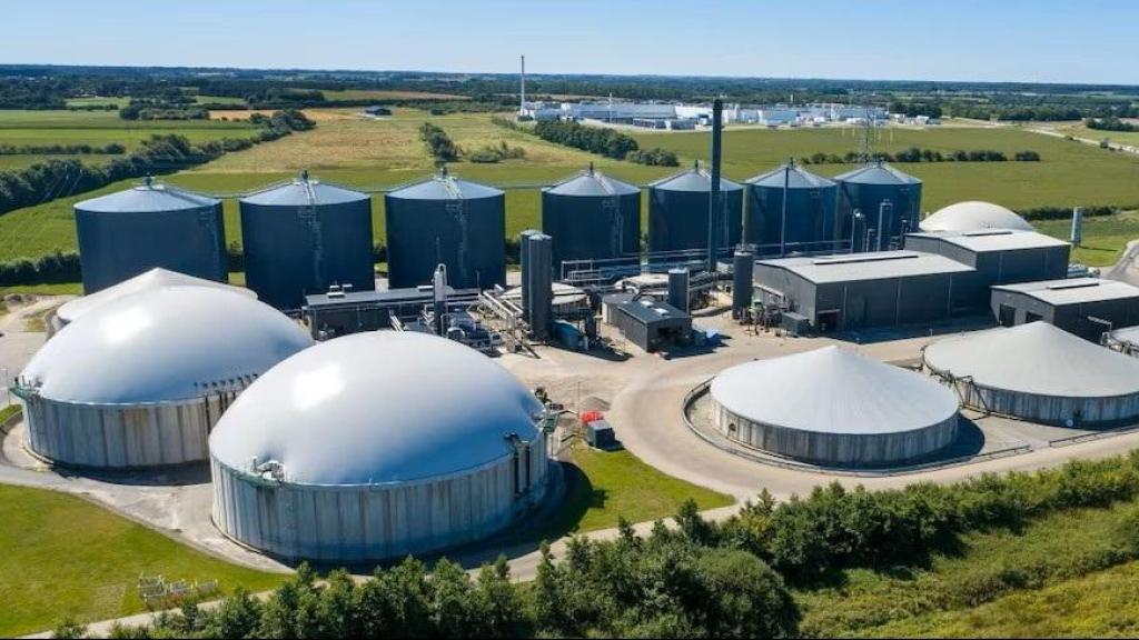 Imagen de una planta de biogás en Murcia.