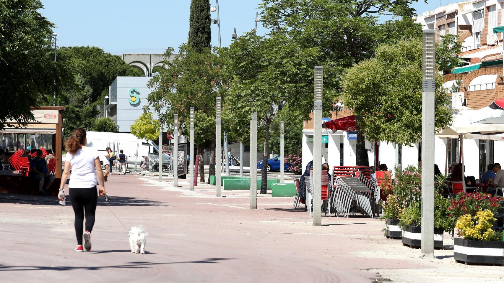 Una zona residencial de Toledo.