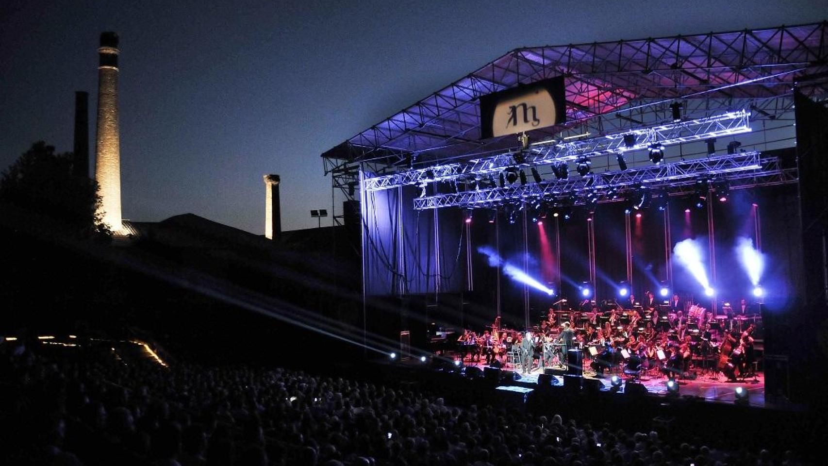 El Patio Central de la Real Fábrica de Cristales de La Granja