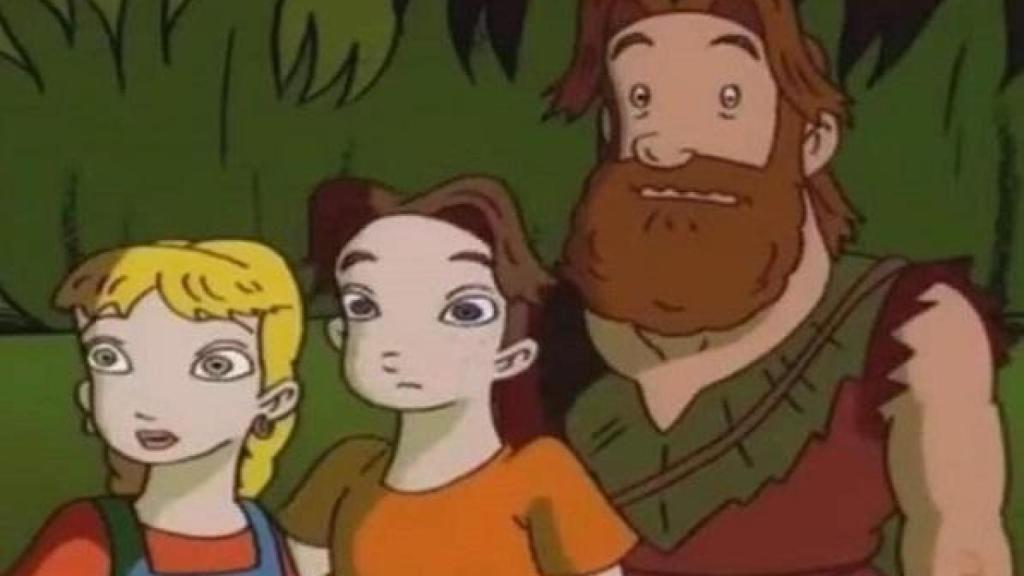 Imagen de la serie animada de 'Jumanji'.