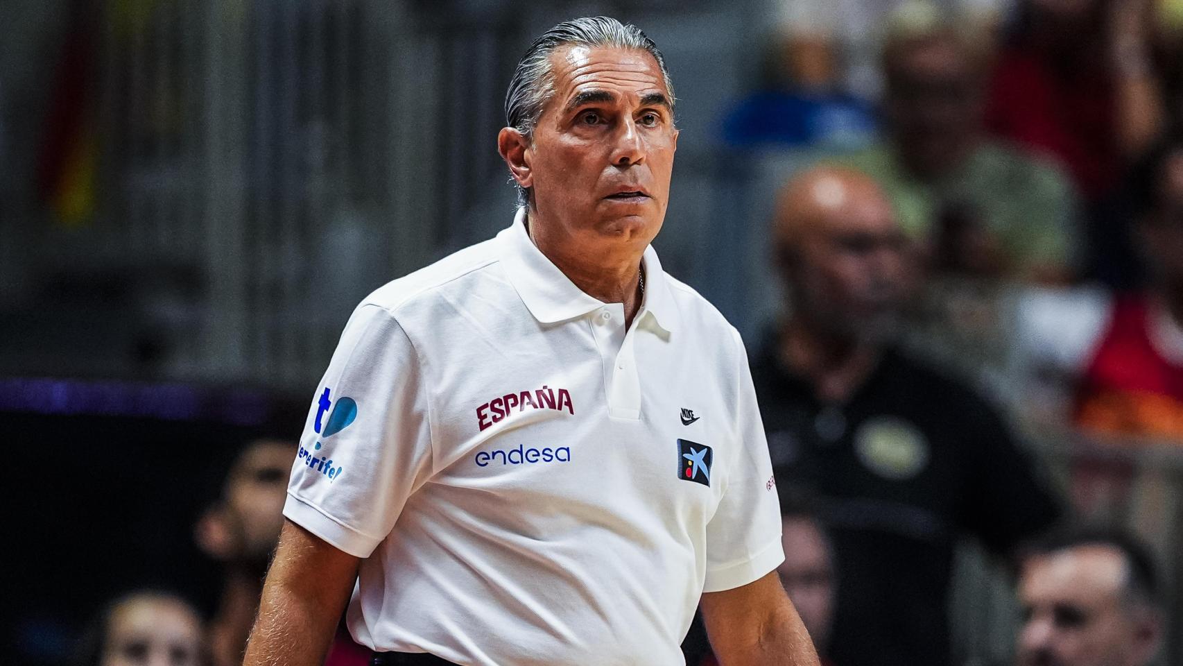 Sergio Scariolo, durante el duelo ante República Checa.