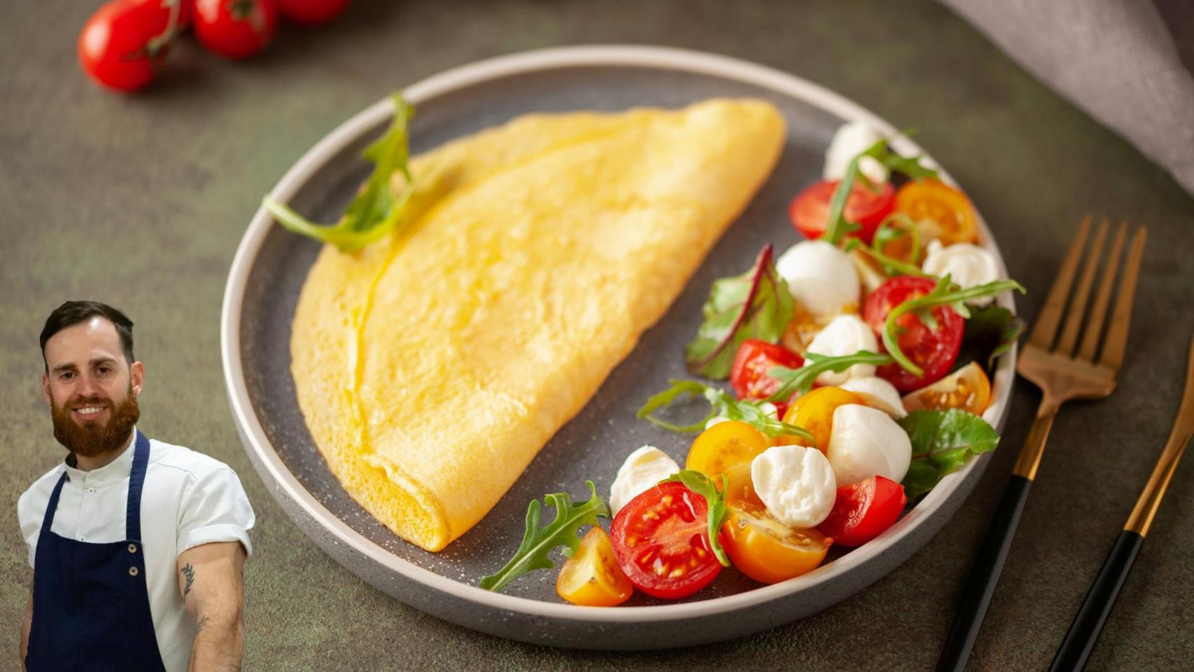 El chef Alfredo Vozmediano en un montaje de El Español