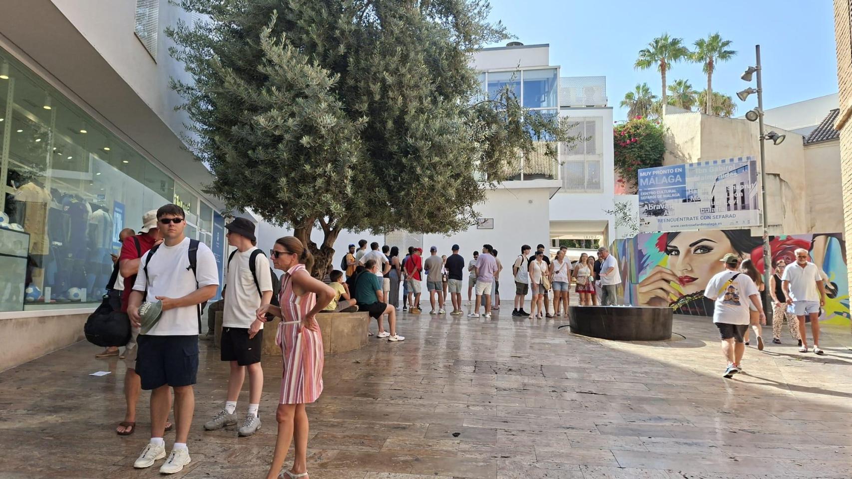 Turistas en Málaga.