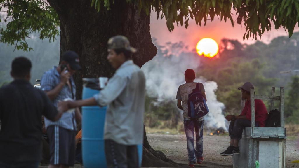 Un albergue de migrantes en México.