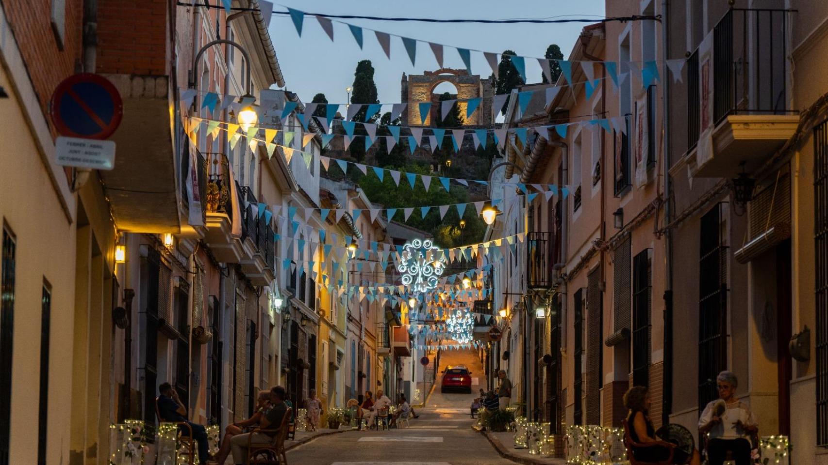 Una de las calles de la localidad.