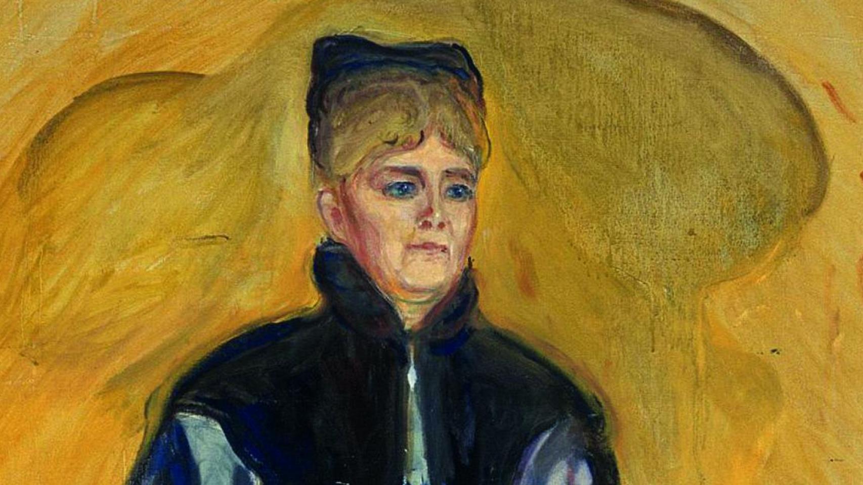 Edvard Munch: Elisabeth Förster- Nietzsche, 1906. Museo Much.