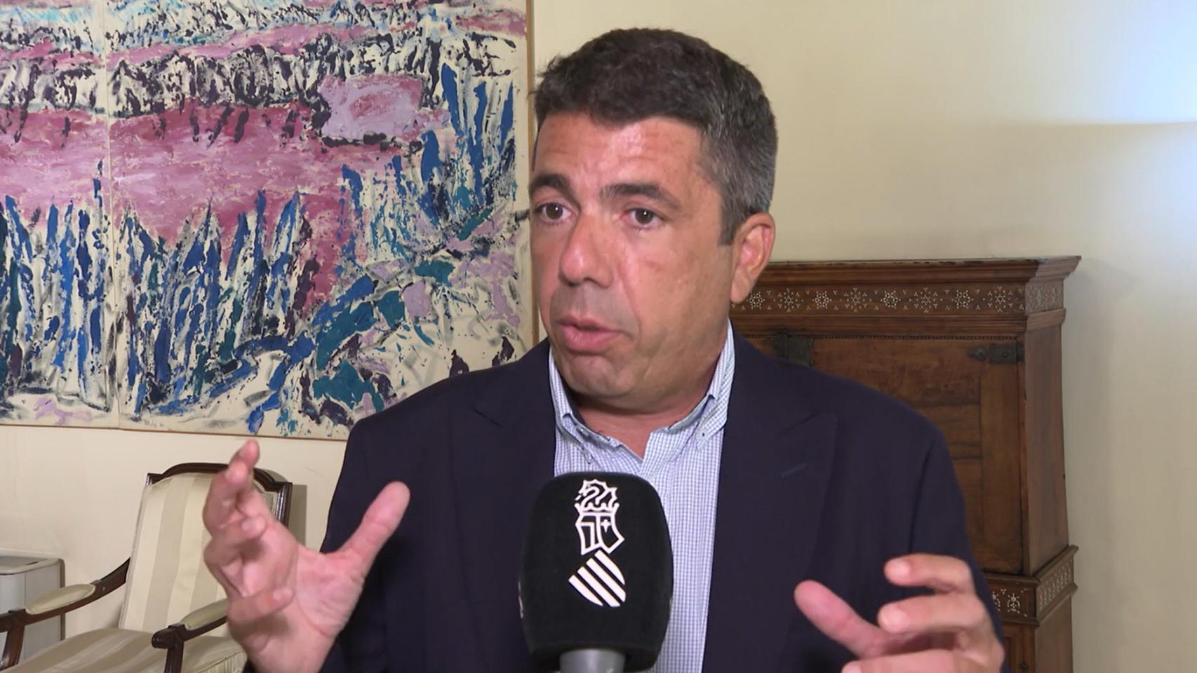 El president de la Comunitat Valenciana, Carlos Mazón.