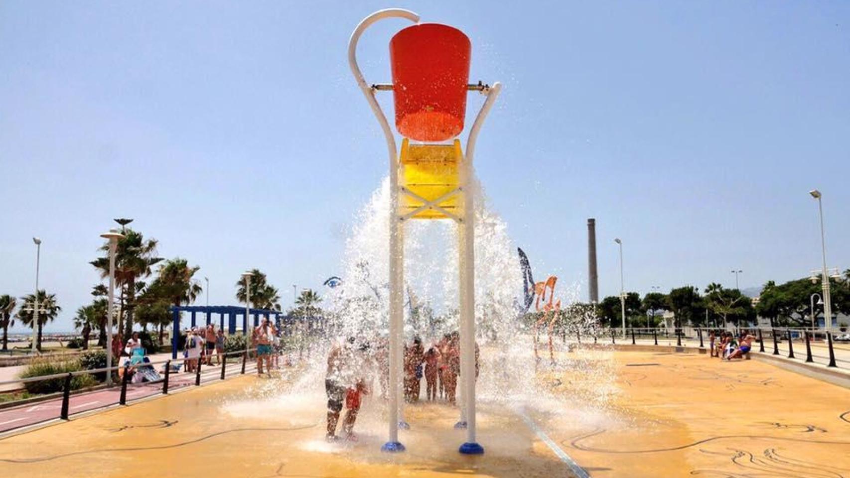 El parque acuático de Málaga.