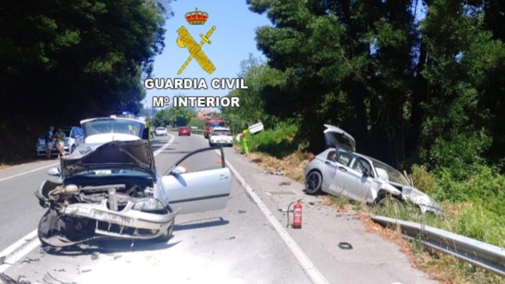 Accidente en Cangas (Pontevedra)