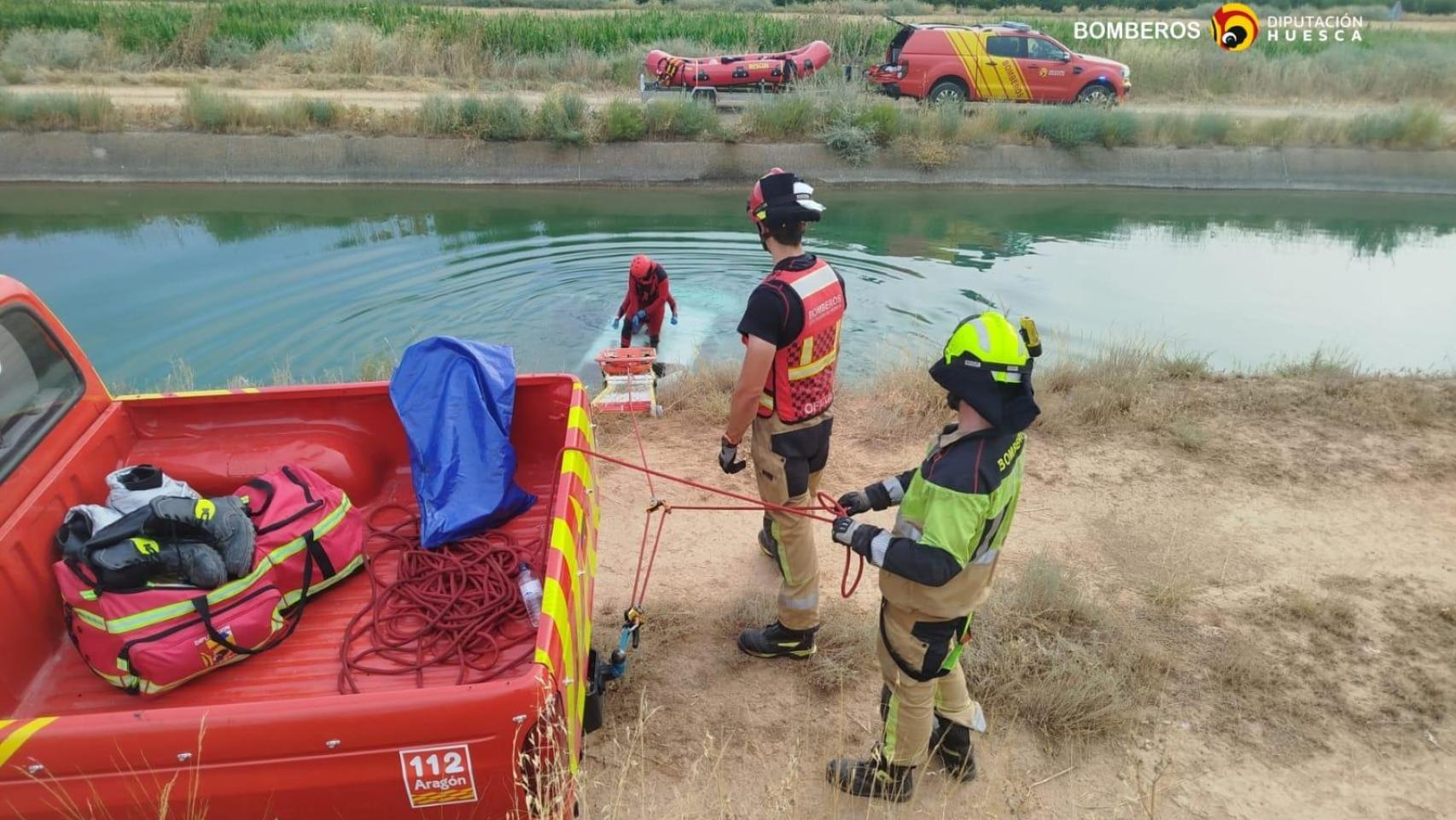 El accidente se produjo en la A-140 por causas que ahora se están investigando.