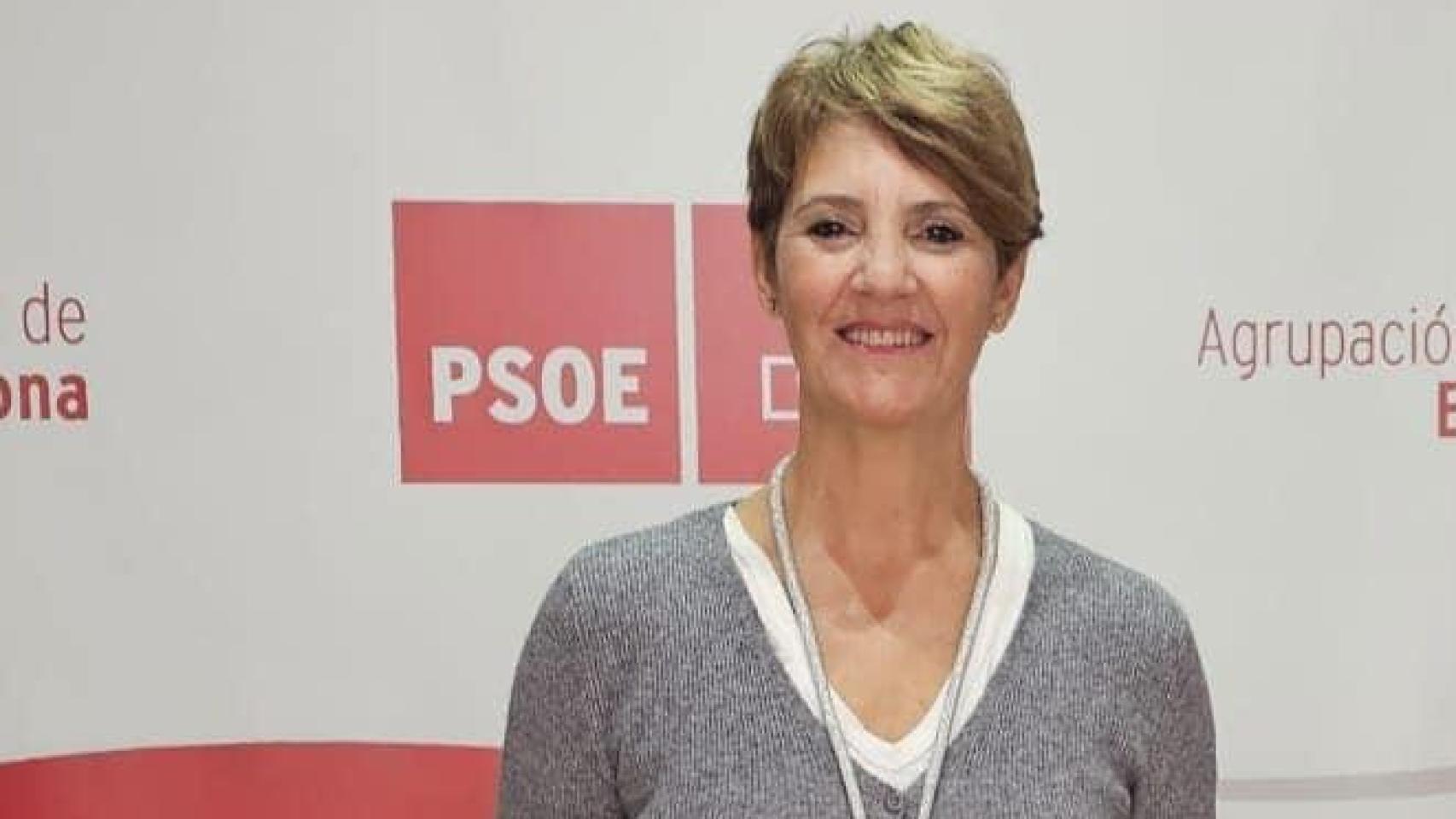 Una imagen de la portavoz del PSOE de Estepona.