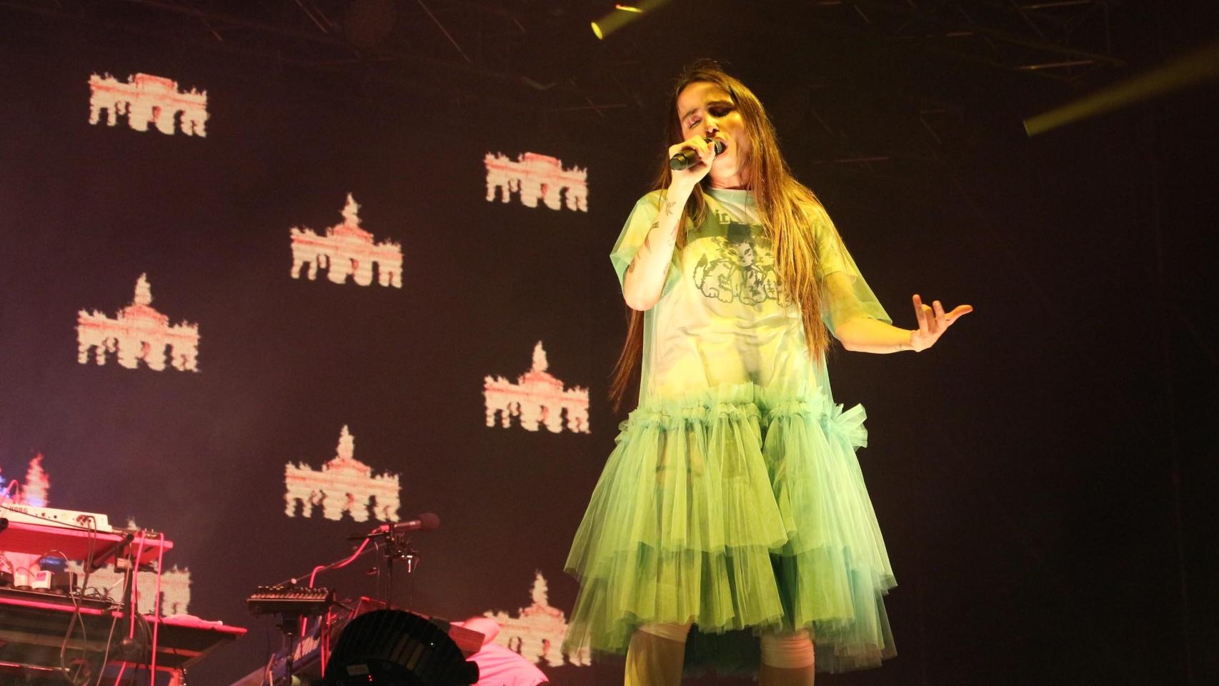 Concierto de Zahara en las Fiestas de María Pita 2025 de A Coruña.