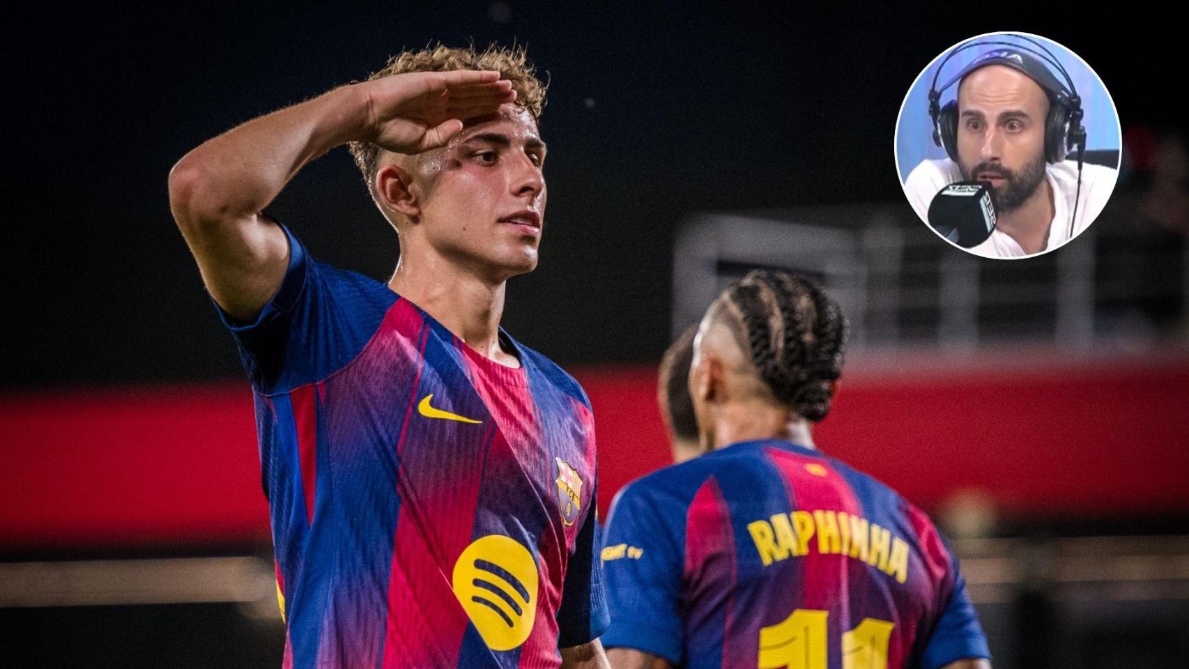 Fermín Suárez y el FC Barcelona en el Trofeo Joan Gamper.