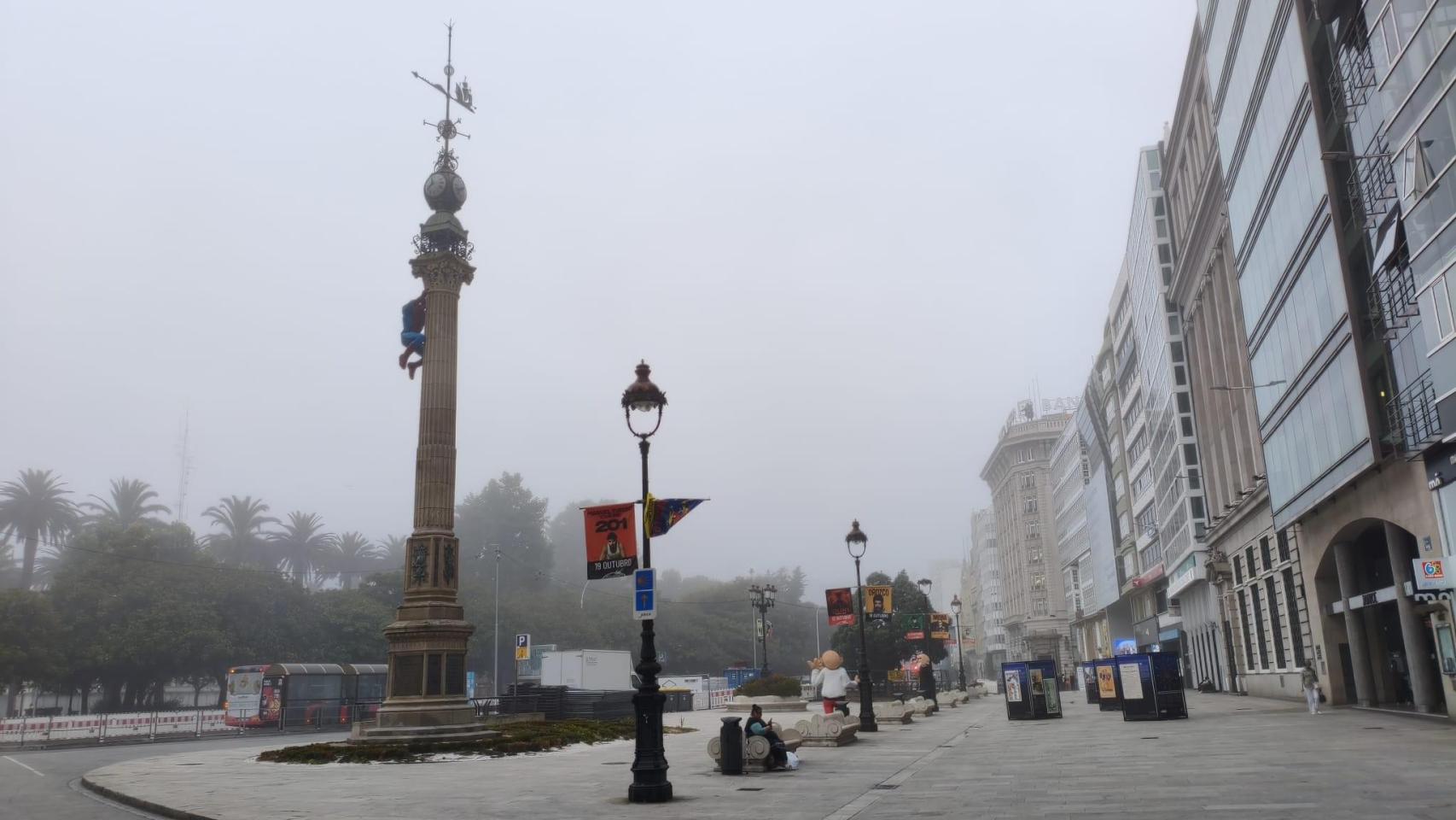 A Coruña arranca la semana con una bajada de las temperaturas