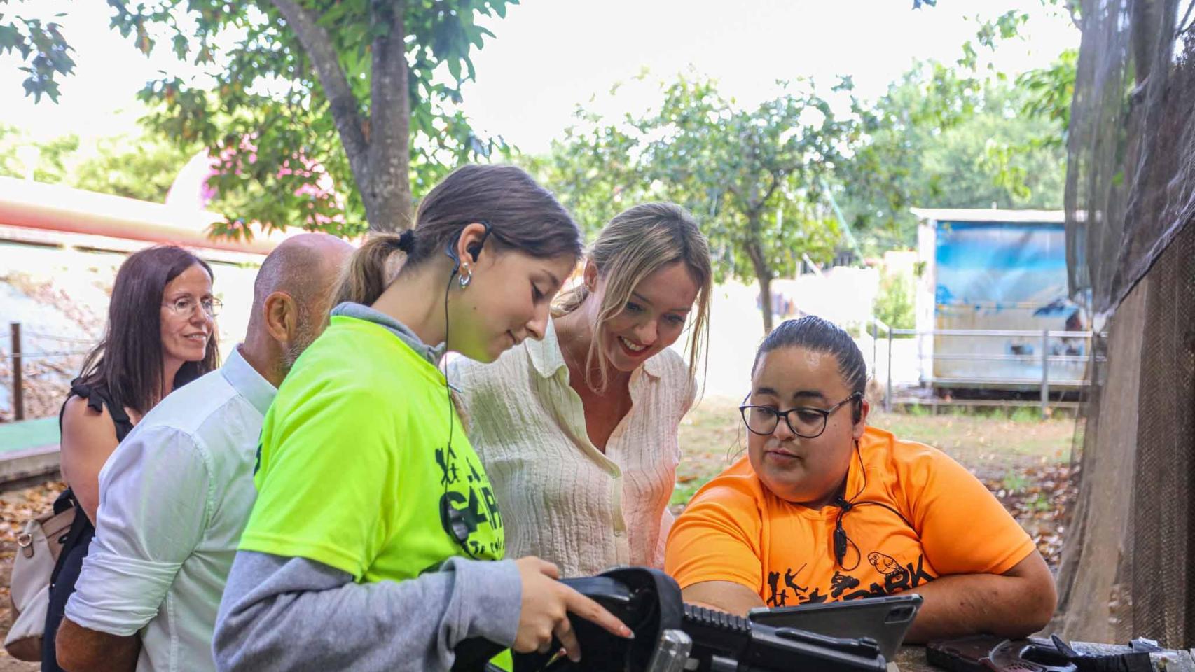 Imagen de la visita de esta mañana.