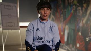 Imagen de Sonia Bermúdez durante una entrevista.