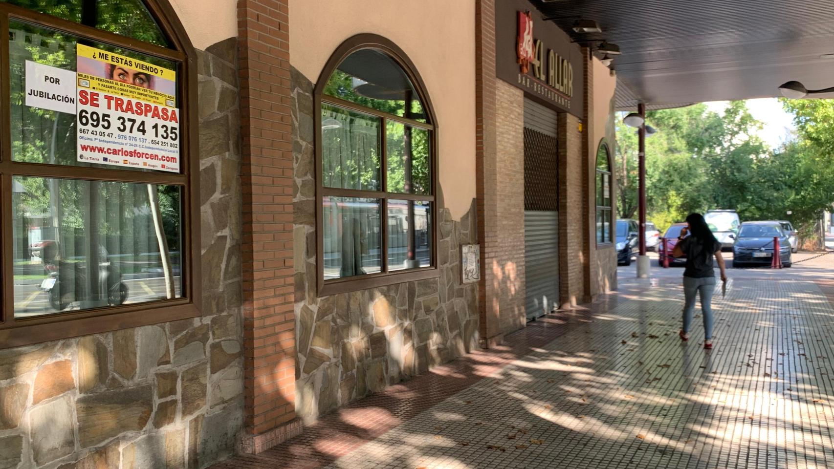 Exterior del local en el Actur.