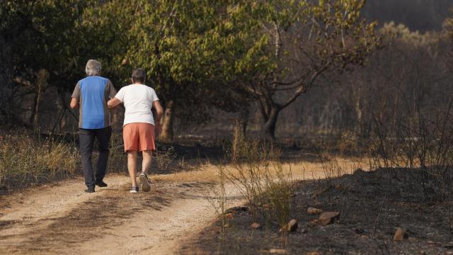 Incendio en Las Médulas (León)