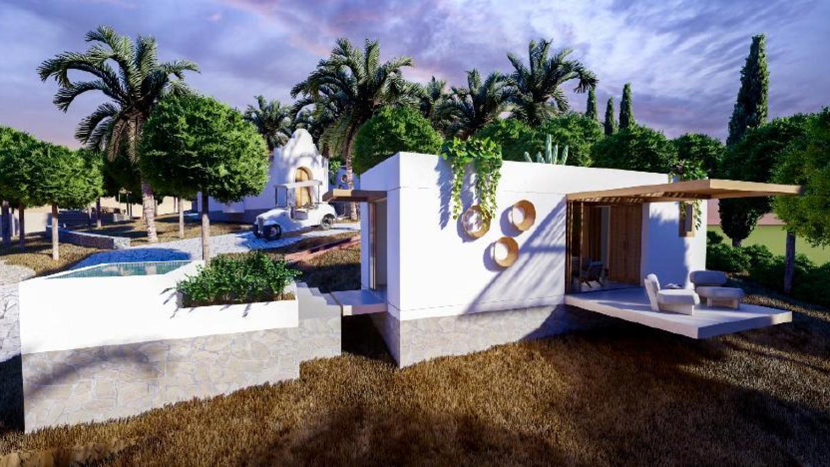 Imagen de los alojamientos proyectados en Alhaurín de la Torre.