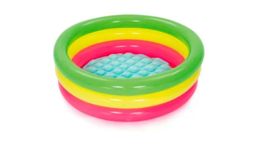 Piscina hinchable infantil multicolor