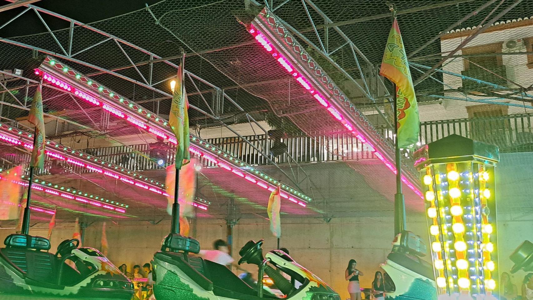 Los coches de choque.