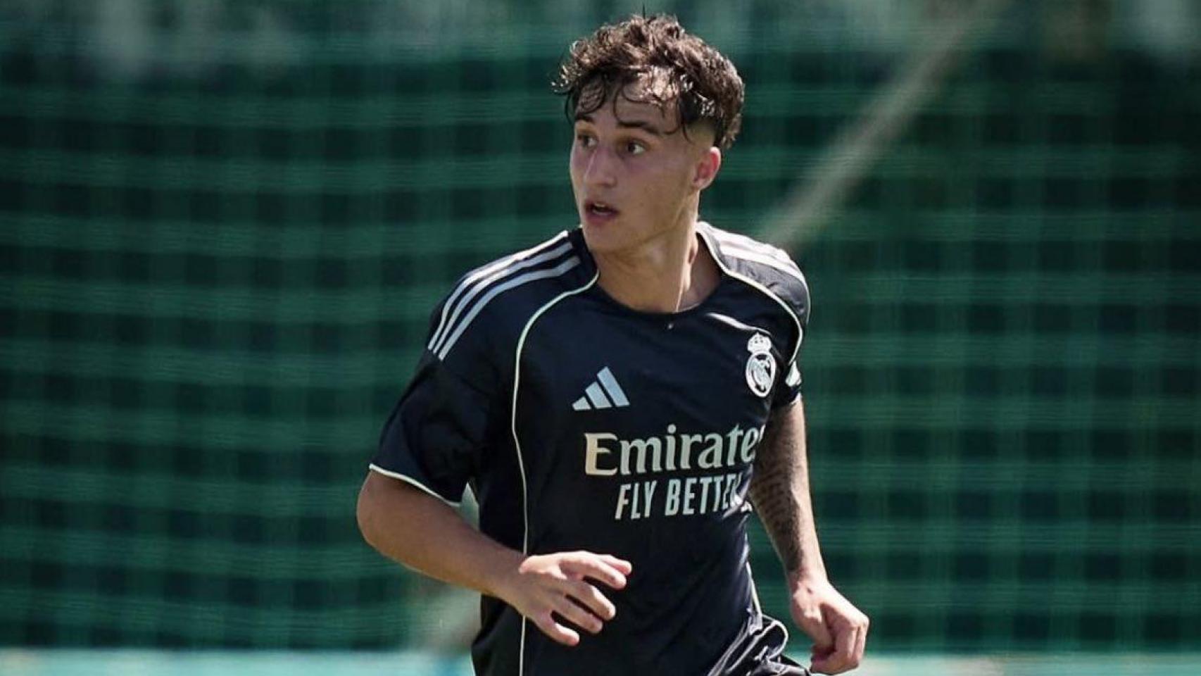 Roberto Martín, canterano del Real Madrid.