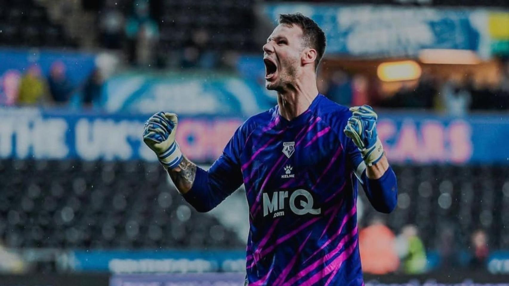 Daniel Bachmann, portero del Watford.