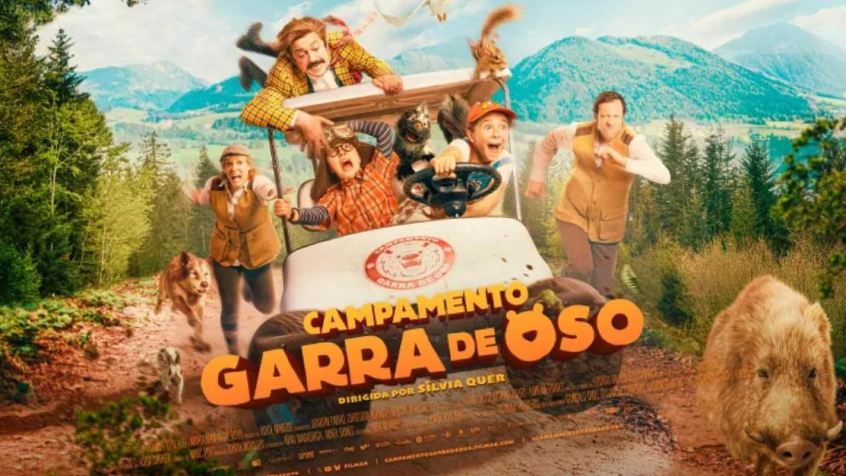 'Campamento Garra de Oso', una comedia familiar que llega a los cines el próximo 29 de agosto