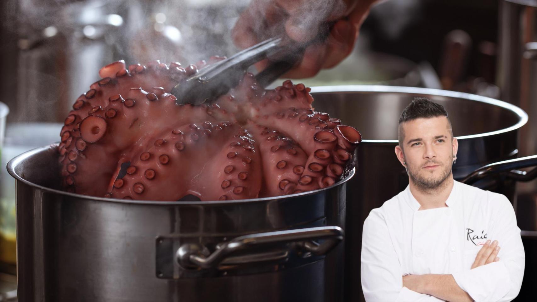 Un truco de Carlos Maldonado para cocinar el pulpo cocido.