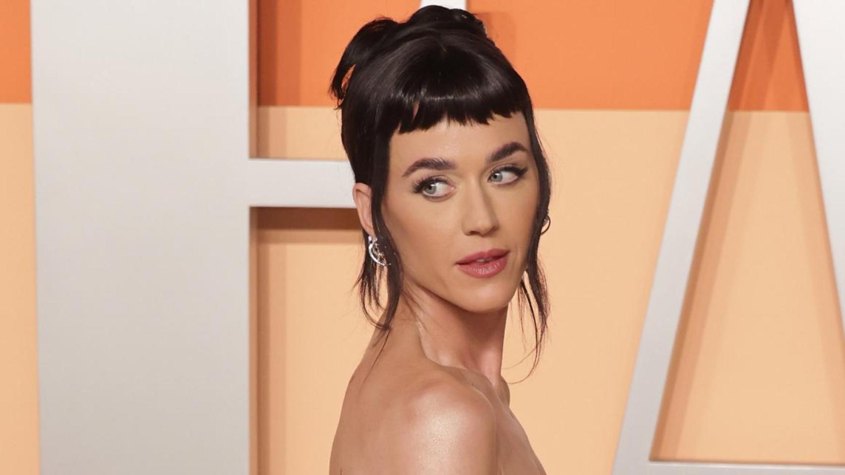 Katy Perry en la fiesta de 'Vanity Fair' con motivo de los Oscar.