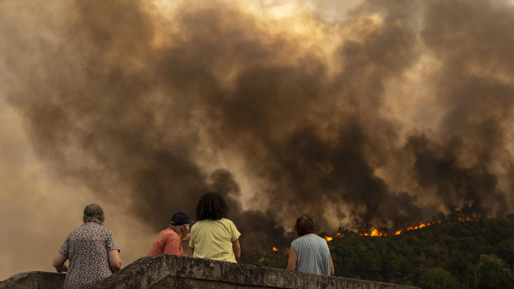 Incendio en Ourense.