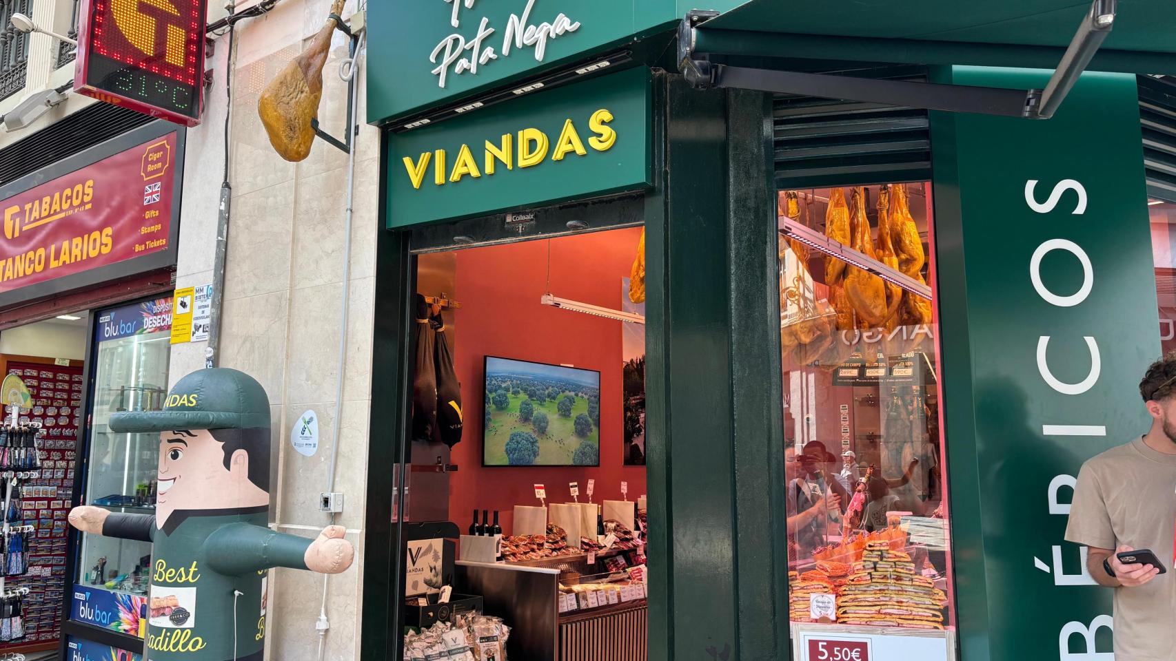 Tienda Viandas en calle Larios.