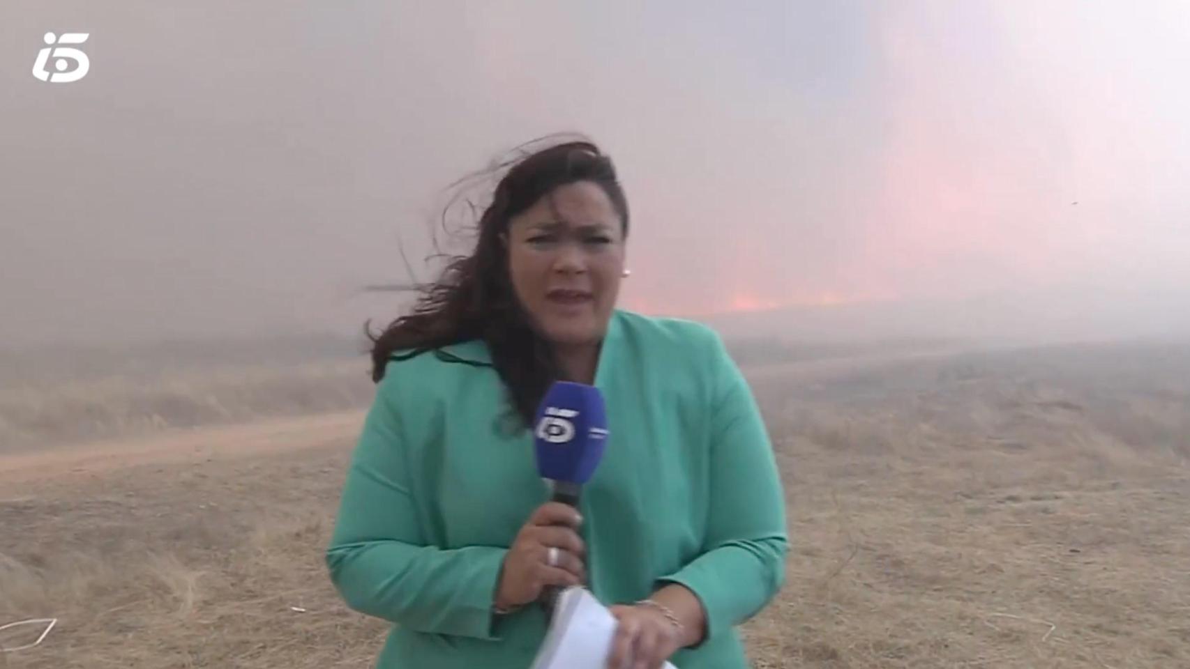 Noemí Bautista en 'Informativos Telecinco'.