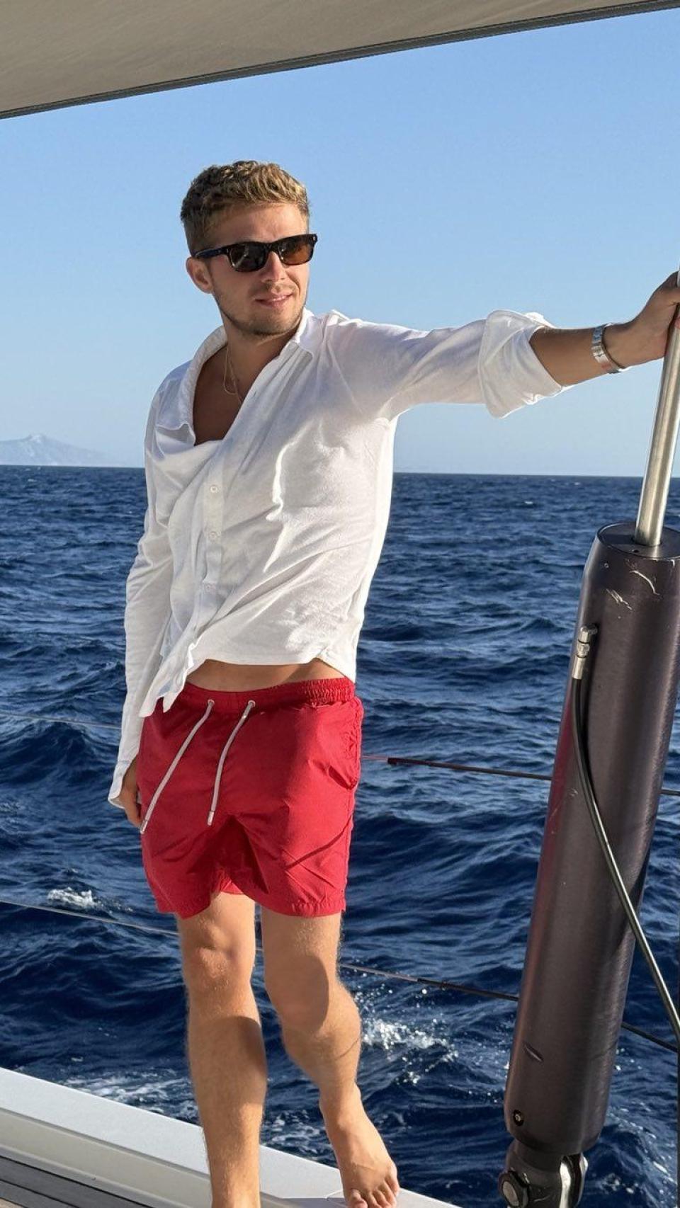 El príncipe Achileas de Grecia, en una imagen de las redes sociales.