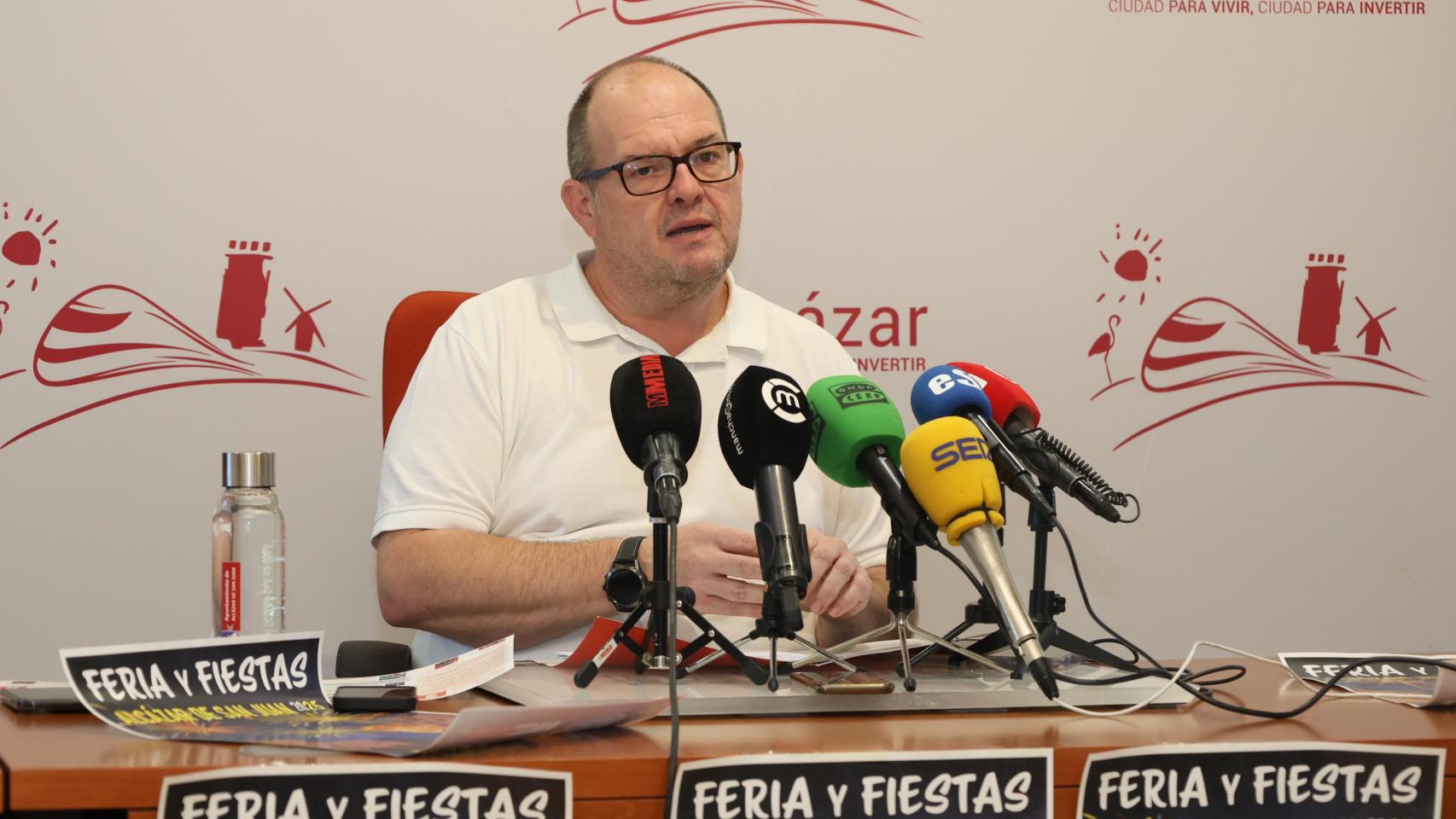 Javier Castellanos, concejal de Festejos de Alcázar de San Juan.