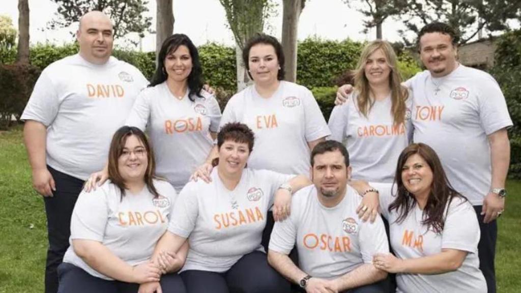 Concursantes de 'Cuestión de peso'.