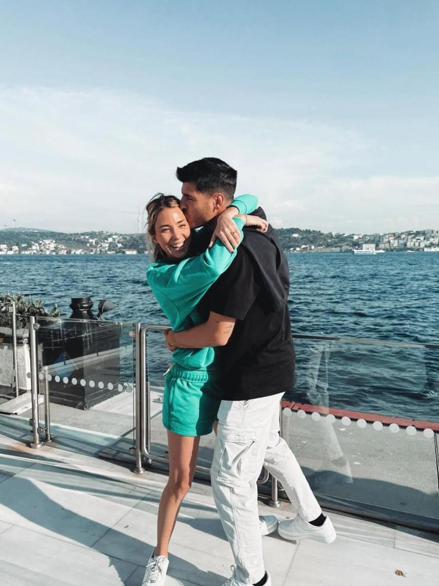 Alice Campello y Álvaro Morata en Estambul.