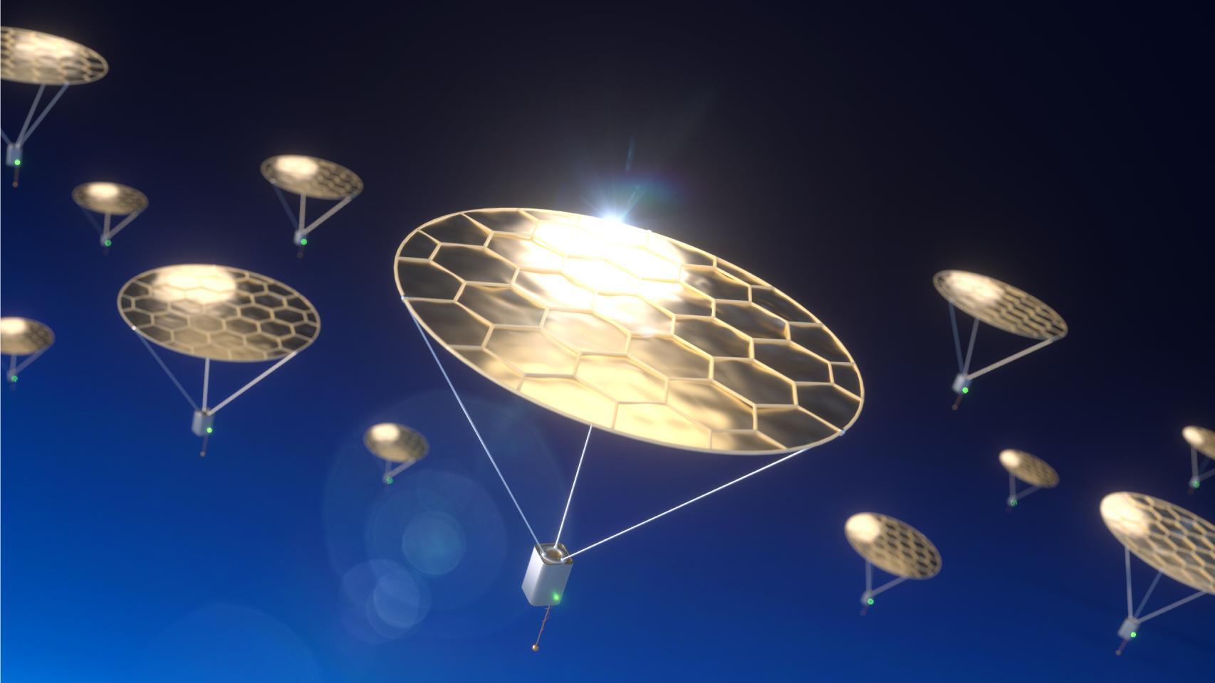 Ilustración del nuevo sistema de propulsión solar