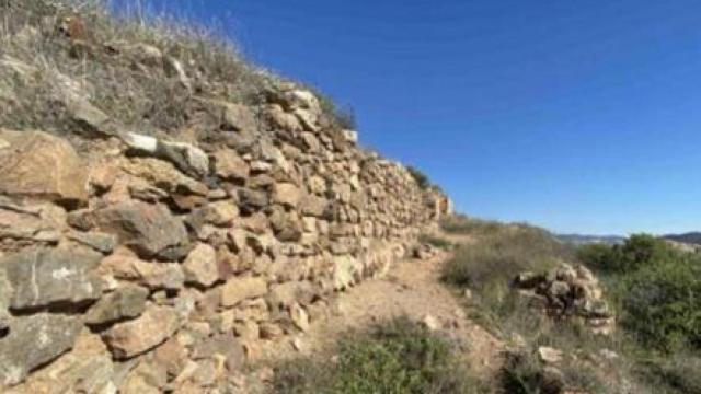 Restos del Castillón de Rincón de la Victoria.