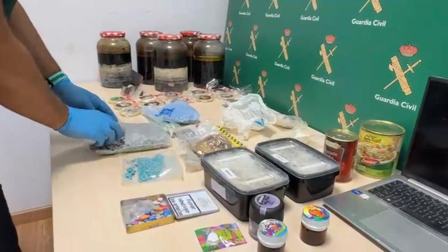 Desmantelado en Ordes (A Coruña) uno de los mayores alijos de MDMA de los últimos años en Galicia
