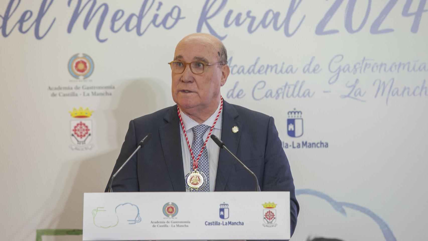 José María San Román, presidente de la Academia de Gastronomía de Castilla-La Mancha.