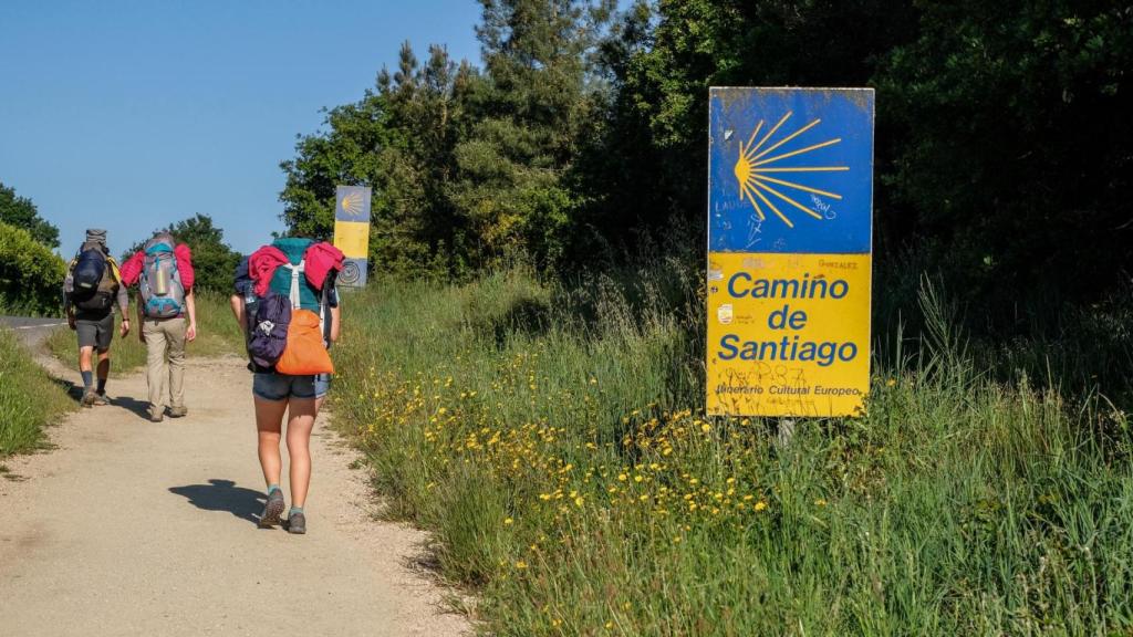 Peregrinos en el Camino de Santiago