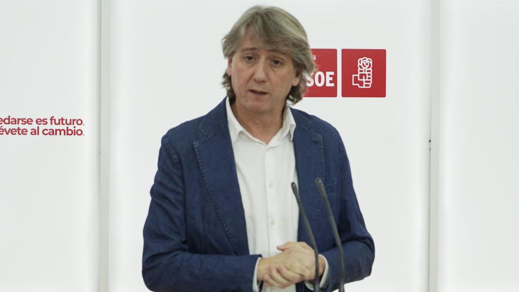 El secretario general del PSOECyL, Carlos Martínez, en una imagen de archivo