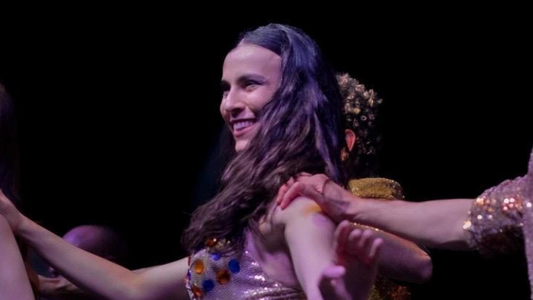 Natalia Lamana, bailarina de la orquesta 'Alaska on Tour'.