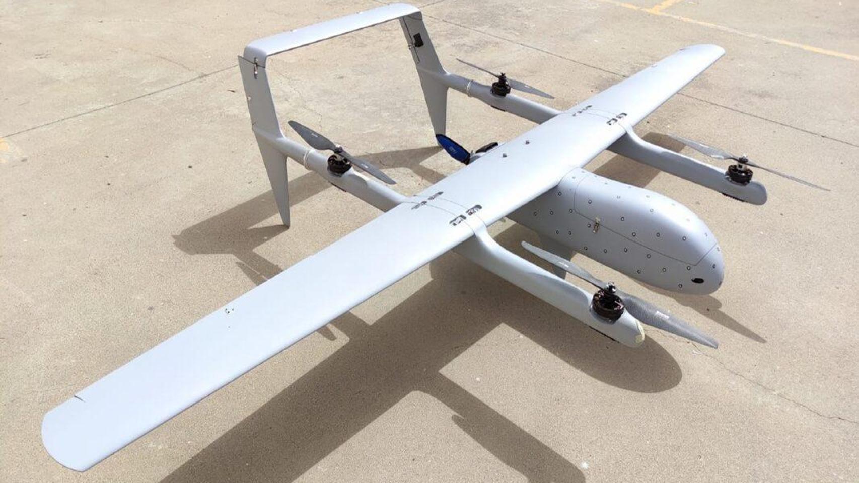 Dron empleado para el estudio