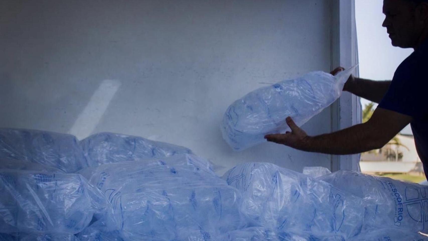 Trabajador de Frescofrío, en Zaragoza