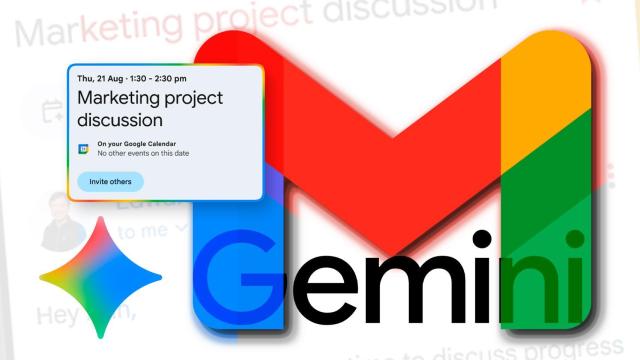 Fotomontaje inspirado en Gemini con Gmail