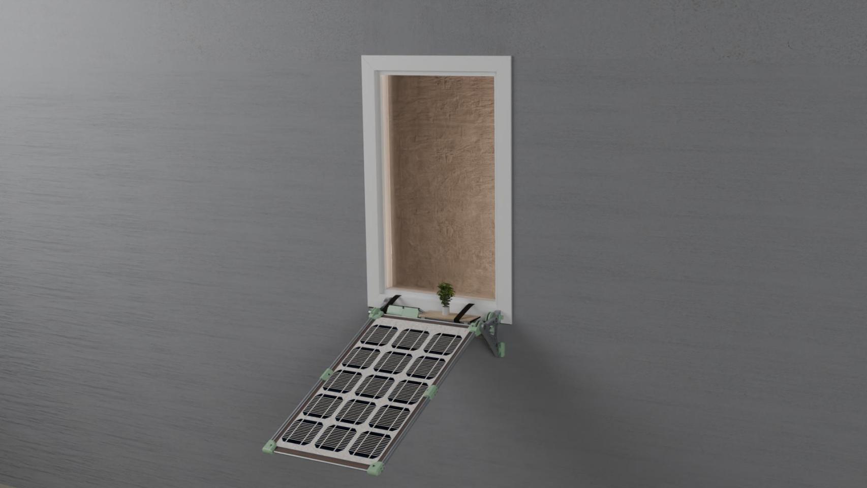 Solaris, kit de energía solar para ventanas